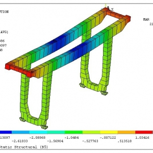 Up^T(mn)ʽؙC(j)Ԫ finite element analysis of U type girder hook ga ...